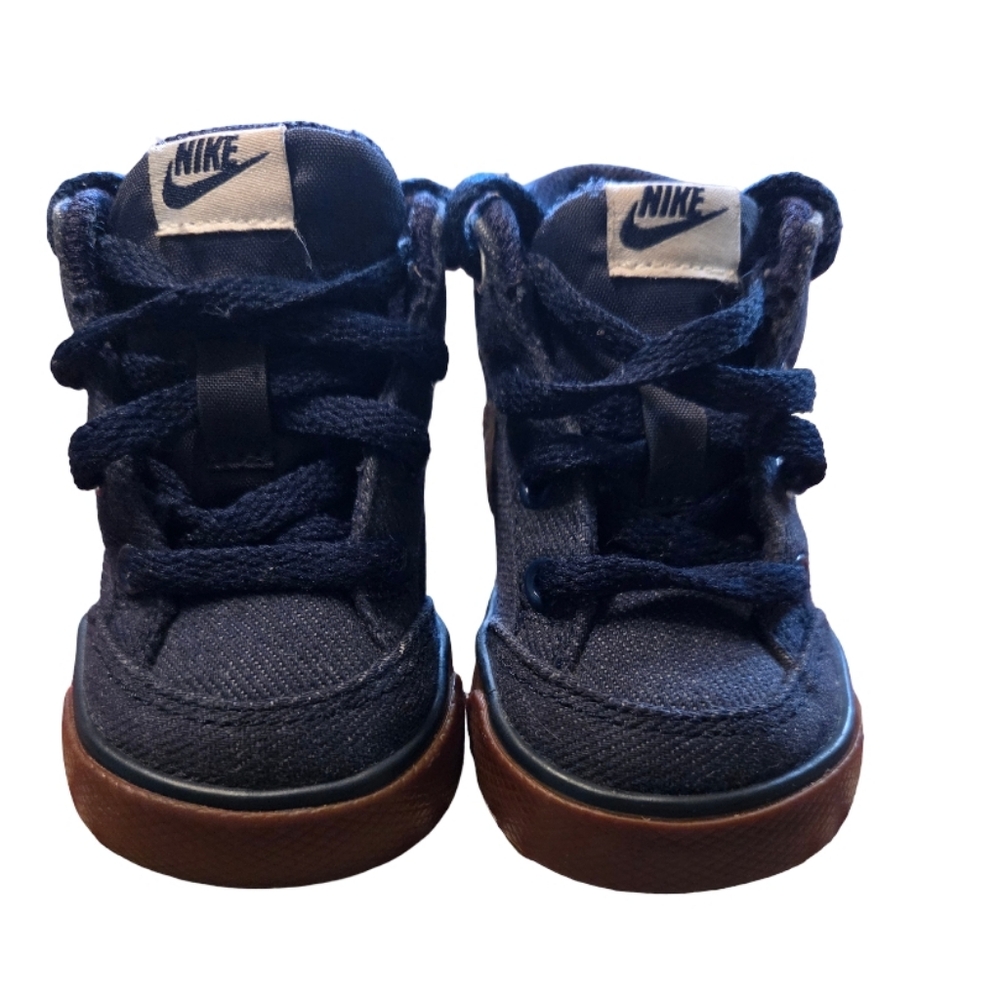 Nike Kids Navy and Brown Sneakers
